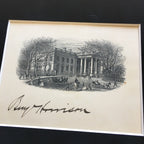 BENJAMIN HARRISON * PSA/DNA * Autograph WHITE HOUSE Card SIGNED * President