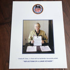 CHARLIE DUKE * JSA LOA * Lunar Voyager Autograph Letter Signed * Apollo 16