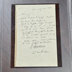LOUIS PASTEUR * PSA/DNA * Autograph Letter Testing His Vaccine for Pigs Signed