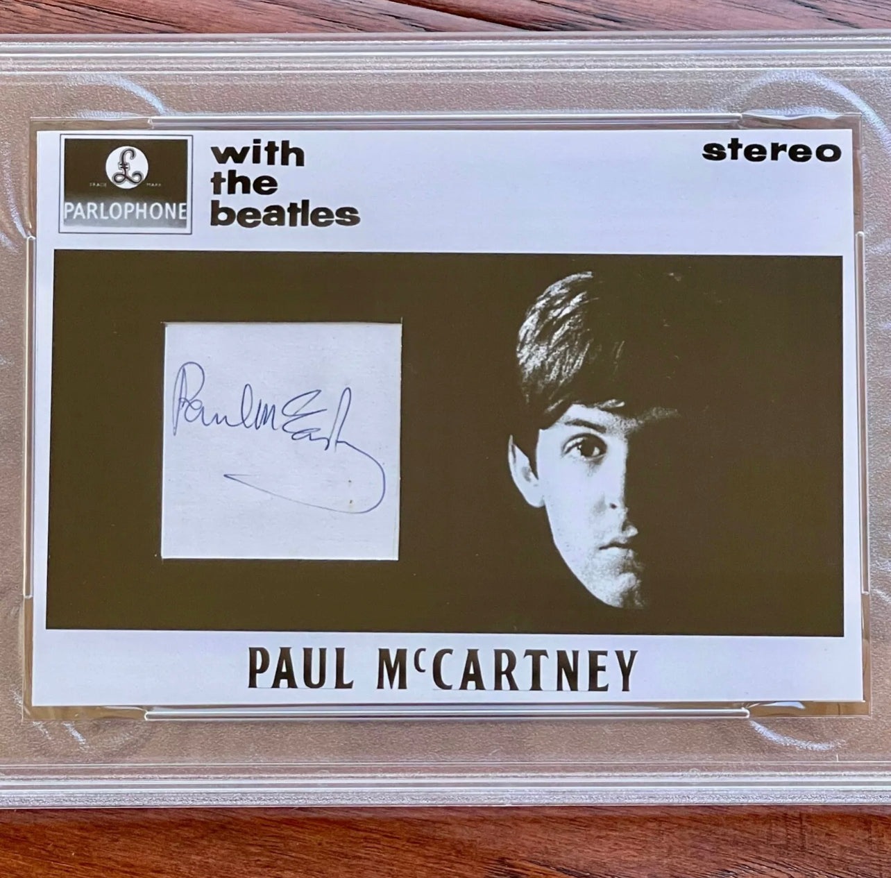 PAUL McCARTNEY * PSA/DNA * Autograph MEET THE BEATLES Custom Card SIGNED