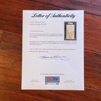 ABRAHAM LINCOLN * PSA/DNA Slab * AS PRESIDENT Autograph Appointment Signed 1862