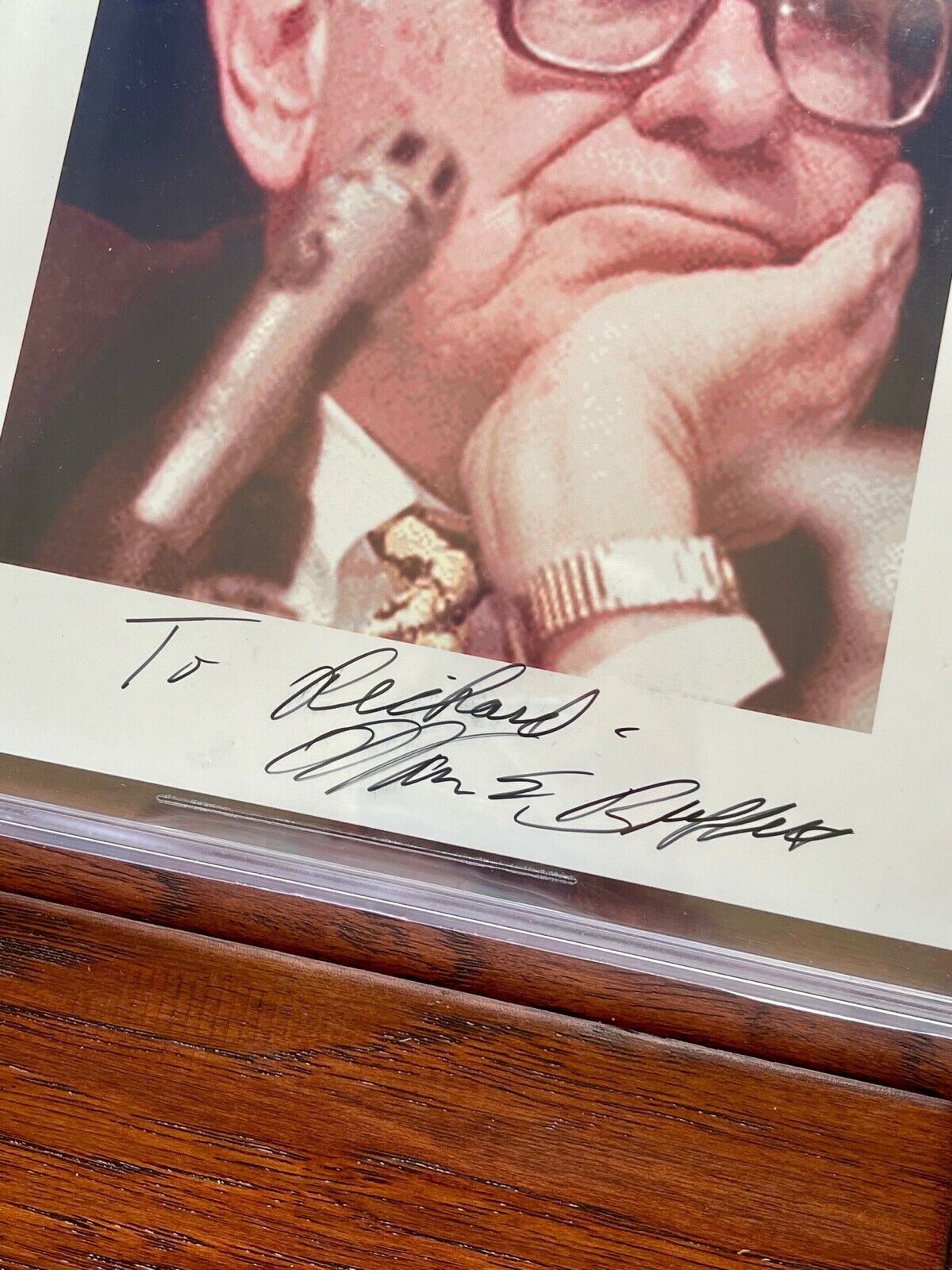 WARREN BUFFETT * BAS Beckett * AUTOGRAPH Photo SIGNED * Berkshire Hathaway