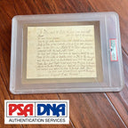JOHN ADAMS * PSA/DNA Slab * Handwritten Autograph Document Signed