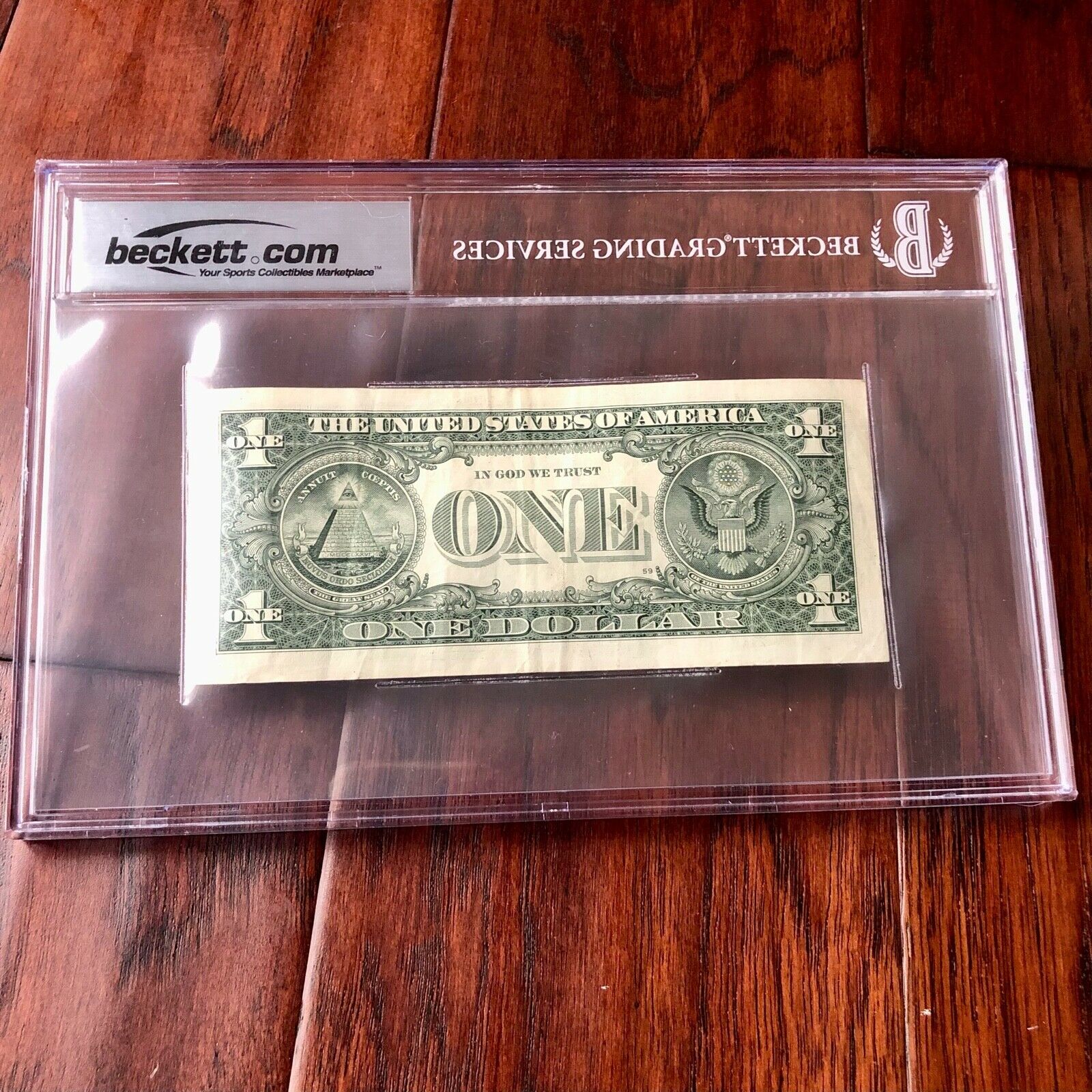 ELON MUSK * BAS Beckett * Graded 10 Autograph Dollar Bill Signed *