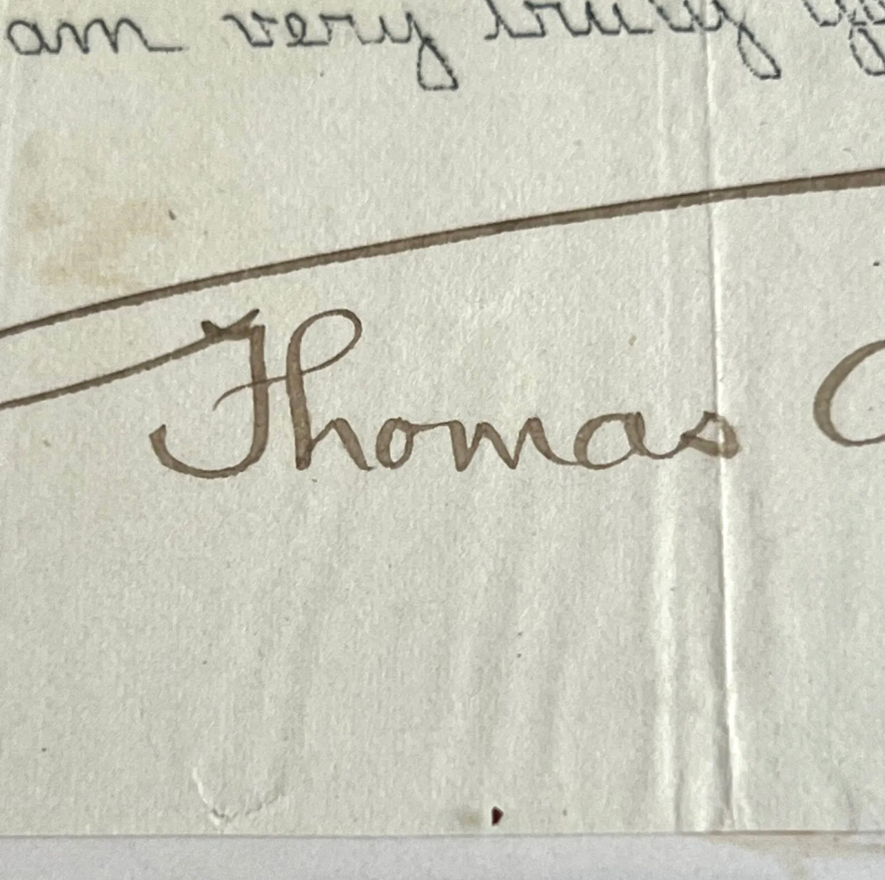 THOMAS EDISON * PSA/DNA * Cut Signature Autograph Signed * Umbrella Signature