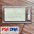 WINSTON S. CHURCHILL * PSA/DNA Slab * Autograph Cut TREASURY Signature SIGNED