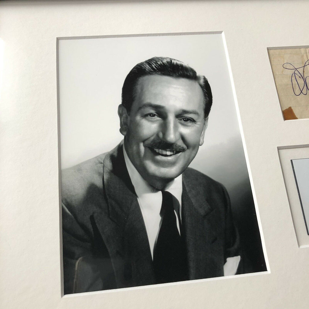 WALT DISNEY * JSA LOA Phil Sears * Original Autograph Signature Signed *