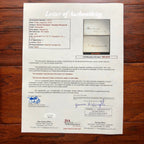 THEODORE ROOSEVELT + GROVER CLEVELAND Autograph Cards * JSA COA