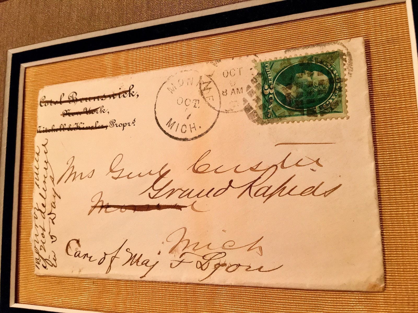 GEORGE CUSTER * Handwritten AUTOGRAPH SIGNED * Last Stand * Little Big Horn