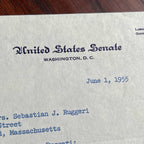 JOHN F. KENNEDY * JSA * Full Signature Autograph Letter Signed to WWII Friend