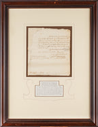 JOHN HANCOCK * PSA/DNA * Handwritten Autograph Letter Signed SLAVERY Content *