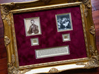ABRAHAM LINCOLN * Genuine Assassination DEATHBED BANDAGE Relic + HAIR * COAs