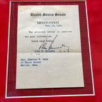 JOHN F. KENNEDY * JSA COA * Scarce Authentic JFK AUTOGRAPH Signed *