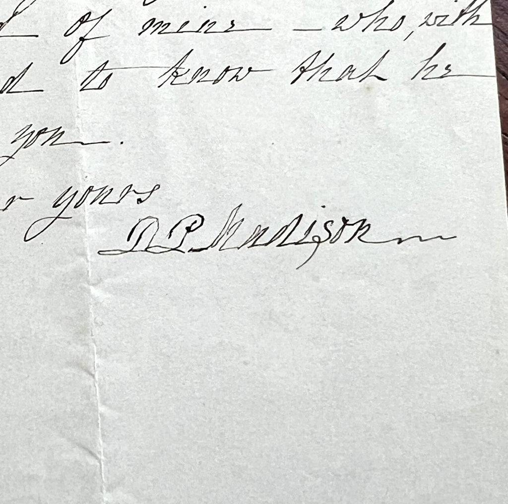 DOLLEY MADISON * PSA/DNA * Handwritten Autograph Letter Signed