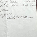 DOLLEY MADISON * PSA/DNA * Handwritten Autograph Letter Signed
