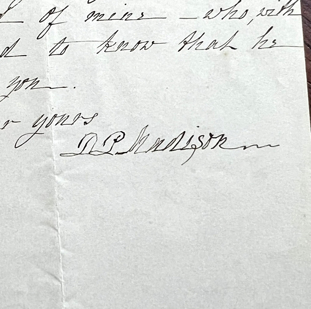 DOLLEY MADISON * PSA/DNA * Handwritten Autograph Letter Signed