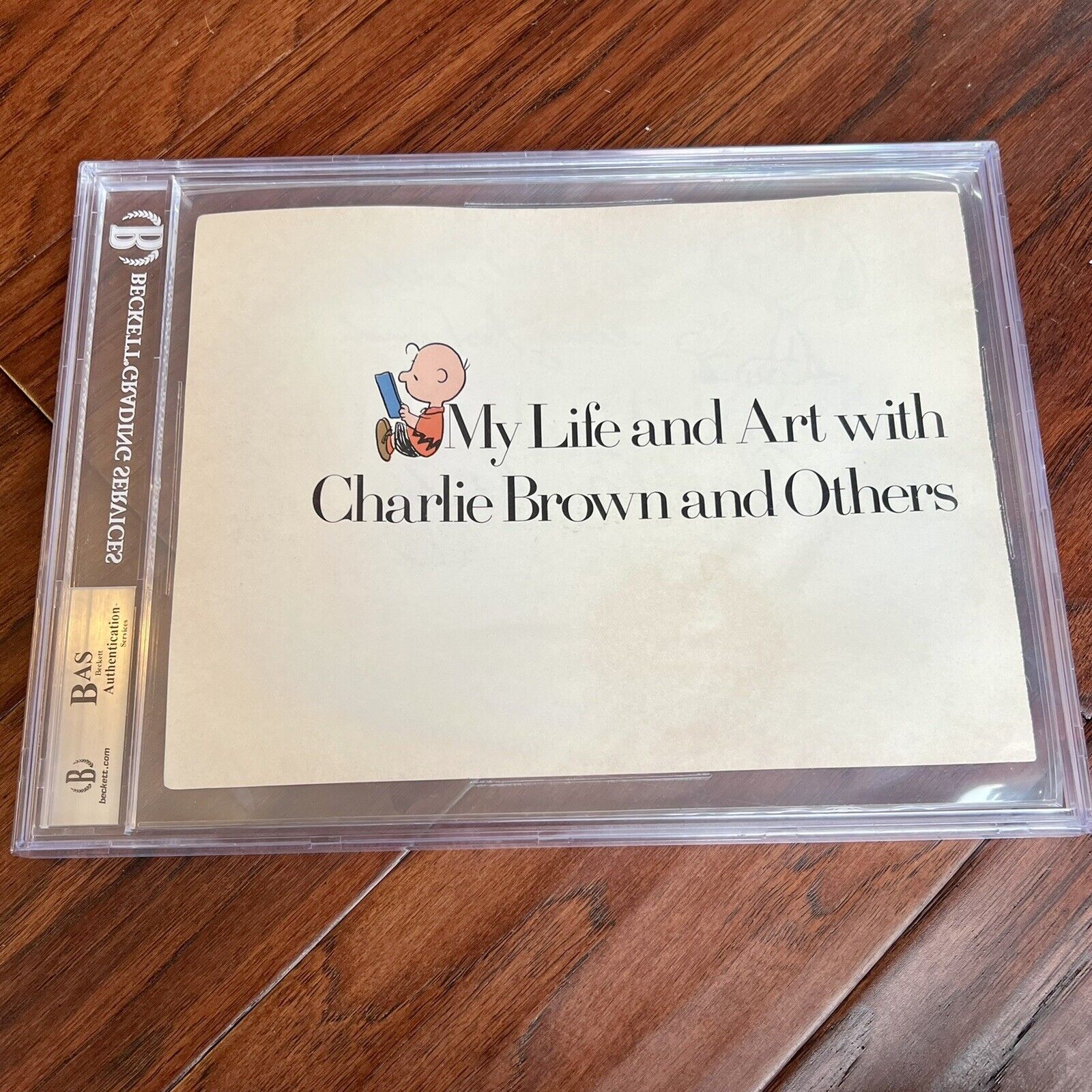 CHARLES M. SCHULZ * Beckett * AUTOGRAPH Drawing SNOOPY Woodstock Signed Sketch *
