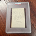 LOUIS PASTEUR * PSA/DNA * Autograph Letter Testing His Vaccine for Pigs Signed