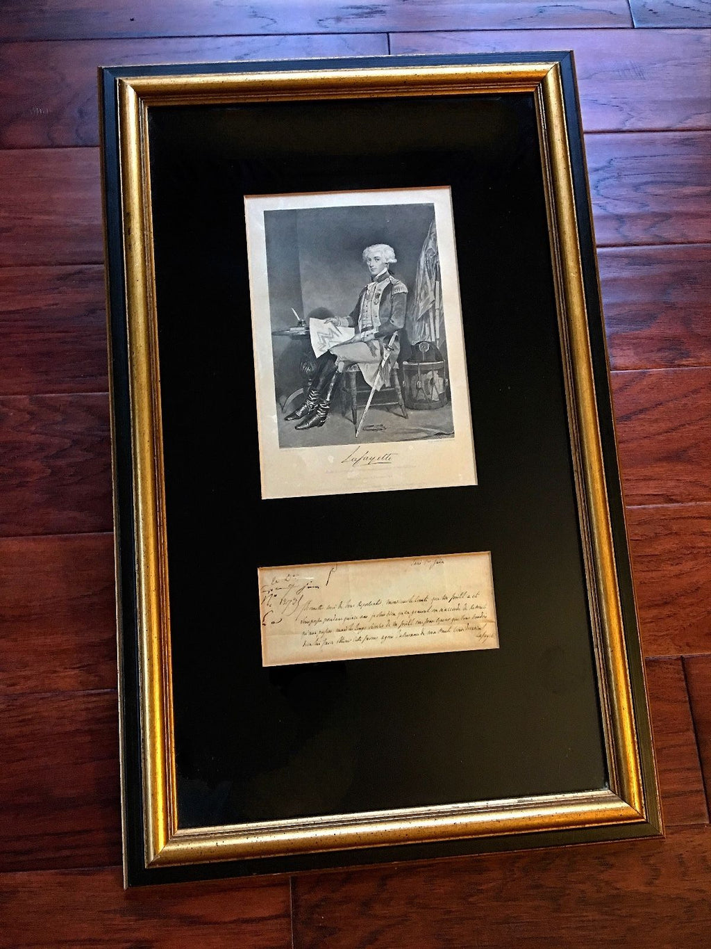 MARQUIS DE LAFAYETTE Authentic AUTOGRAPH Letter SIGNED * Revolutionary War * COA