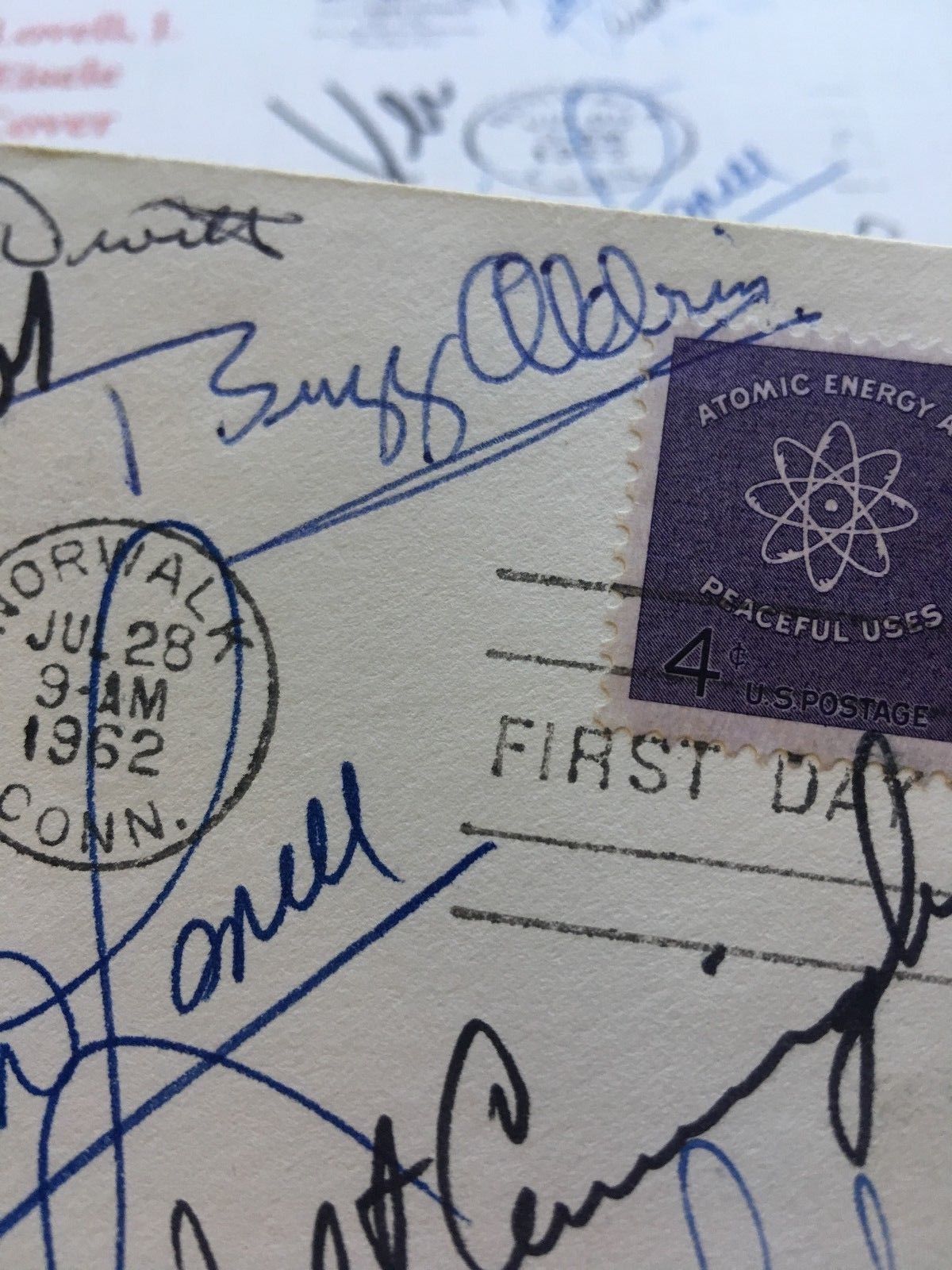 BUZZ ALDRIN * James LOVELL* Gene CERNAN * Autograph Signed FDC * Apollo 11