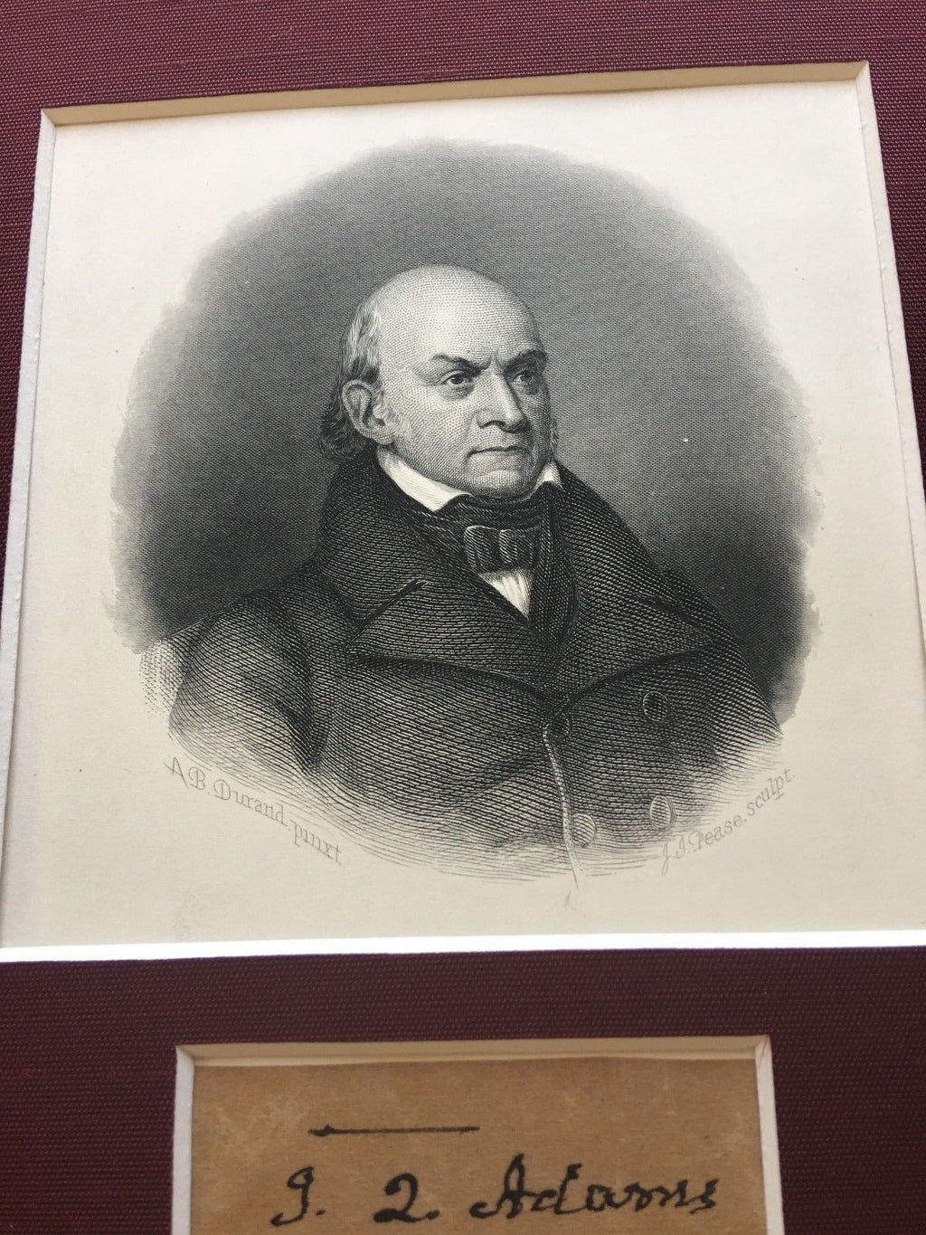 JOHN QUINCY ADAMS * PSA/DNA * Authentic AUTOGRAPH * SIGNED Clipped Free Frank