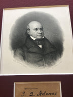 JOHN QUINCY ADAMS * PSA/DNA * Authentic AUTOGRAPH * SIGNED Clipped Free Frank