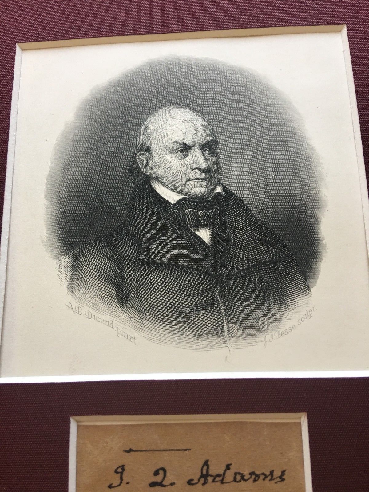 JOHN QUINCY ADAMS * PSA/DNA * Authentic AUTOGRAPH * SIGNED Clipped Free Frank