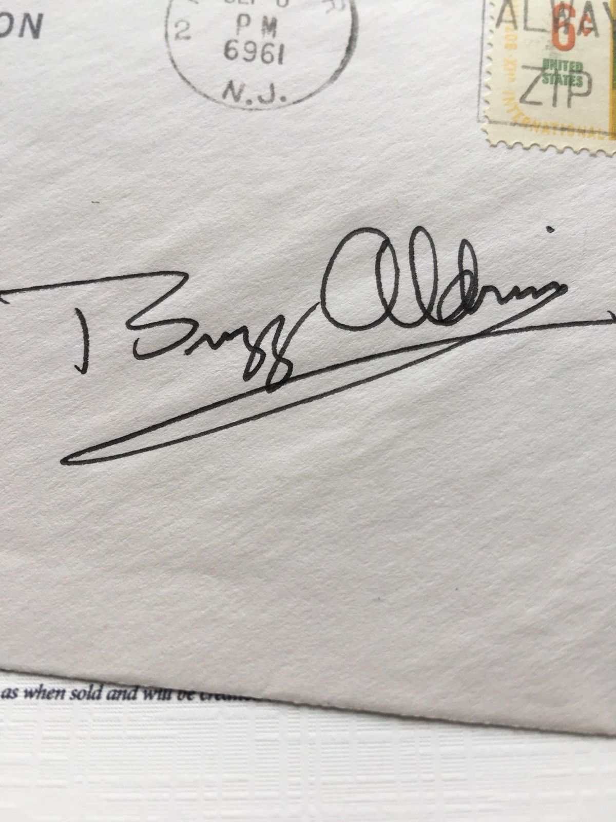 BUZZ ALDRIN * Autograph SIGNED Moon Cover * APOLLO 11 NASA Astronaut