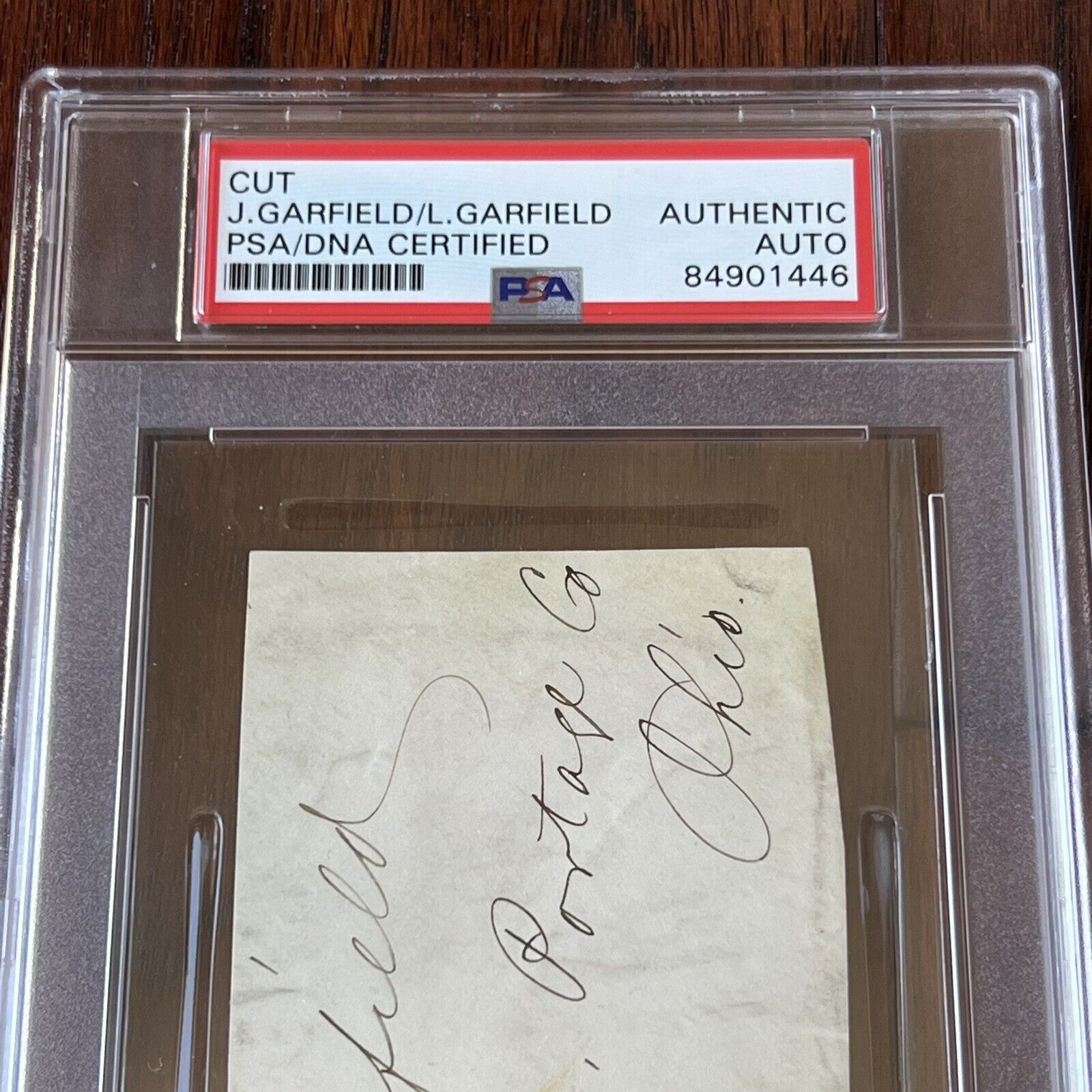 JAMES A. GARFIELD & LUCRETIA GARFIELD * PSA/DNA * Dual AUTOGRAPH Envelope SIGNED
