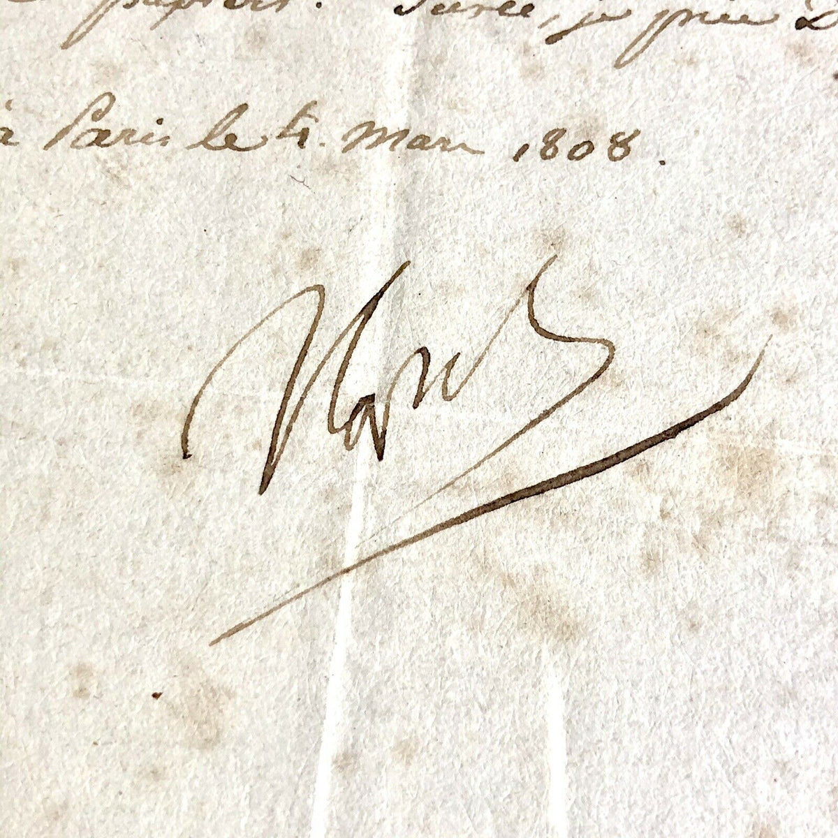 Napoleon Bonaparte * PSA/DNA Slabbed * Encapsulated Autograph Signed Letter *