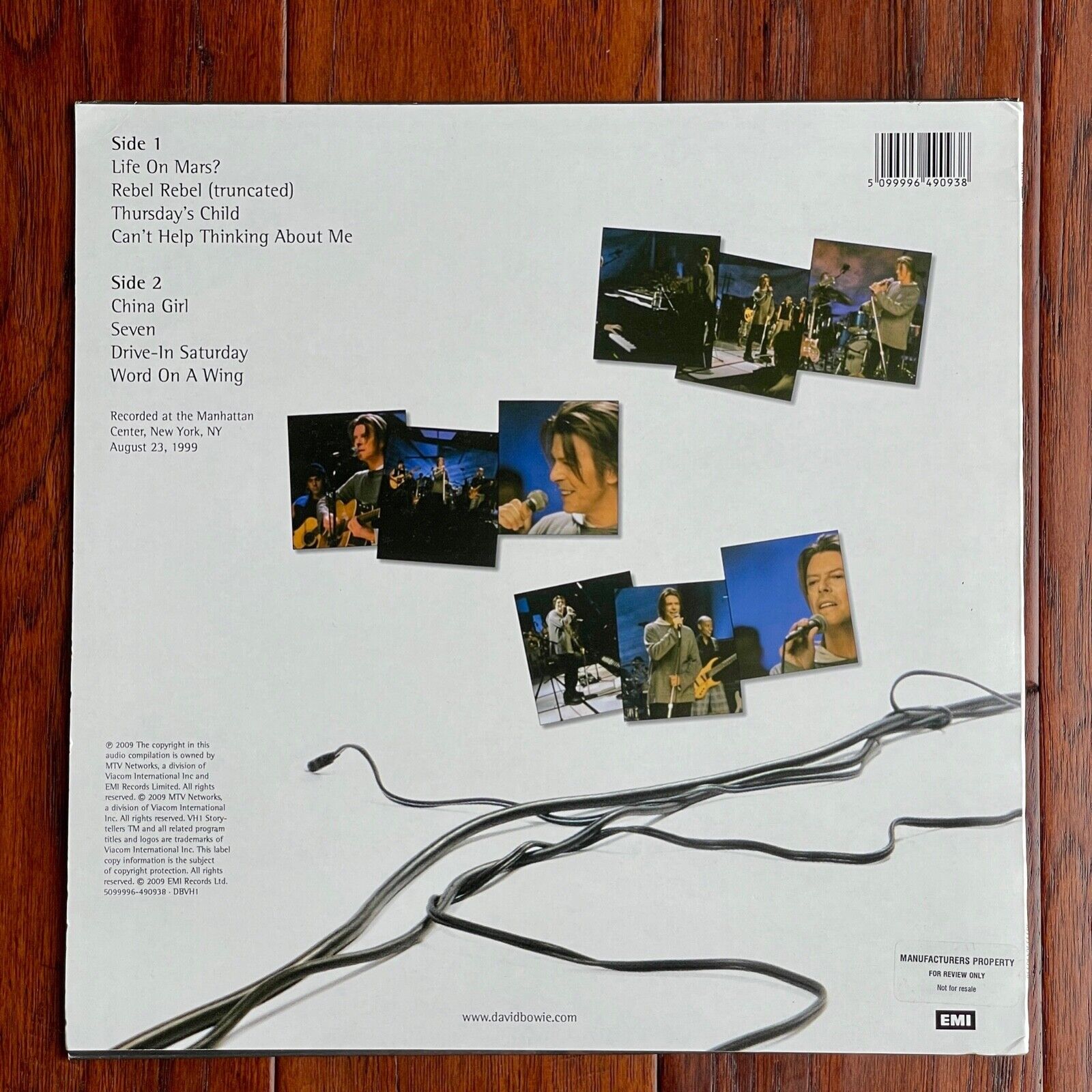 DAVID BOWIE * PSA/DNA * Autograph VH1 STORYTELLERS LP SIGNED Album Record