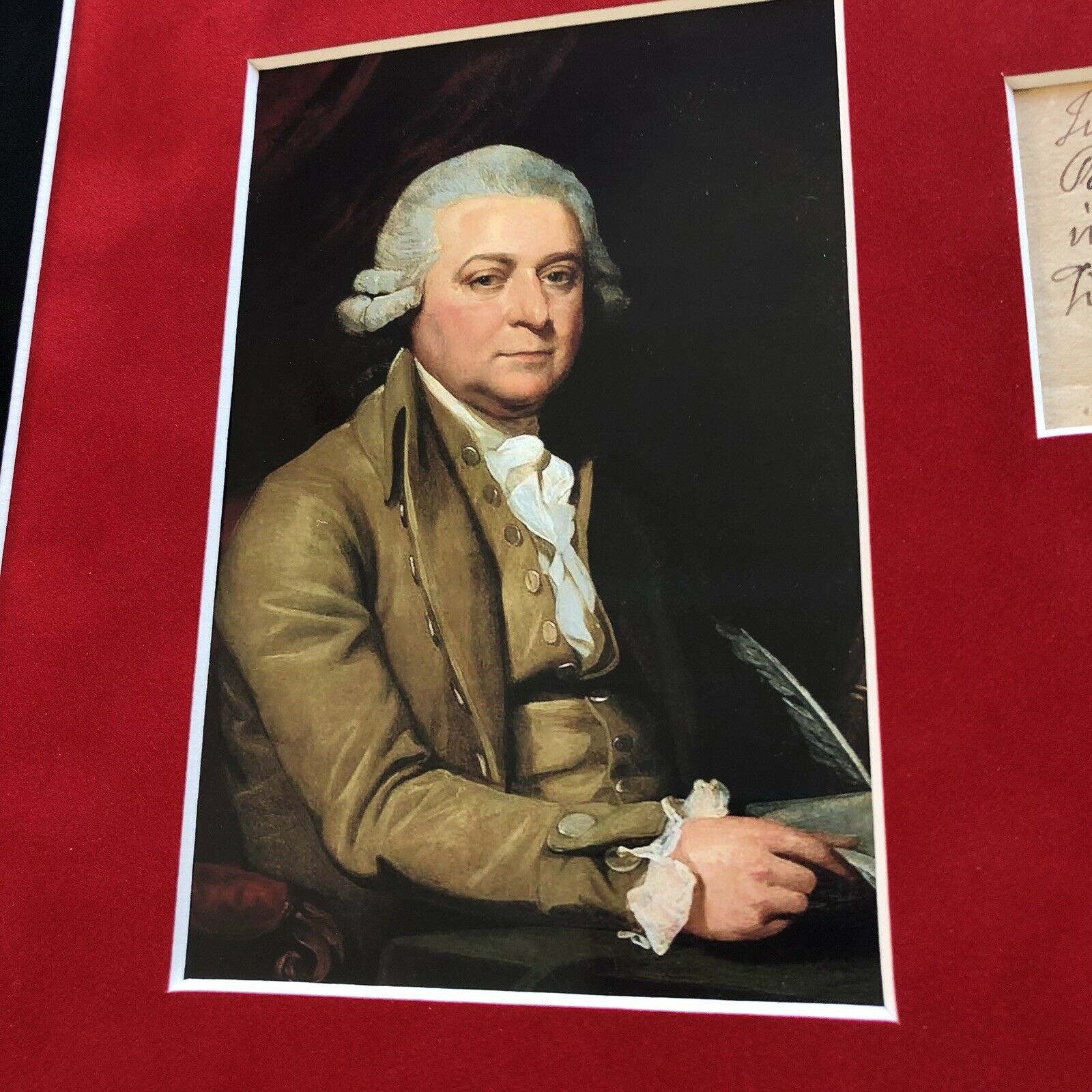 JOHN ADAMS * JSA COA * Scarce AUTOGRAPH Handwritten Note SIGNED * 2nd President