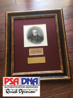 JOHN QUINCY ADAMS * PSA/DNA * Authentic AUTOGRAPH * SIGNED Clipped Free Frank