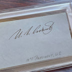 ULYSSES S. GRANT * PSA/DNA Slabbed * AUTOGRAPH Mint Card Signature SIGNED