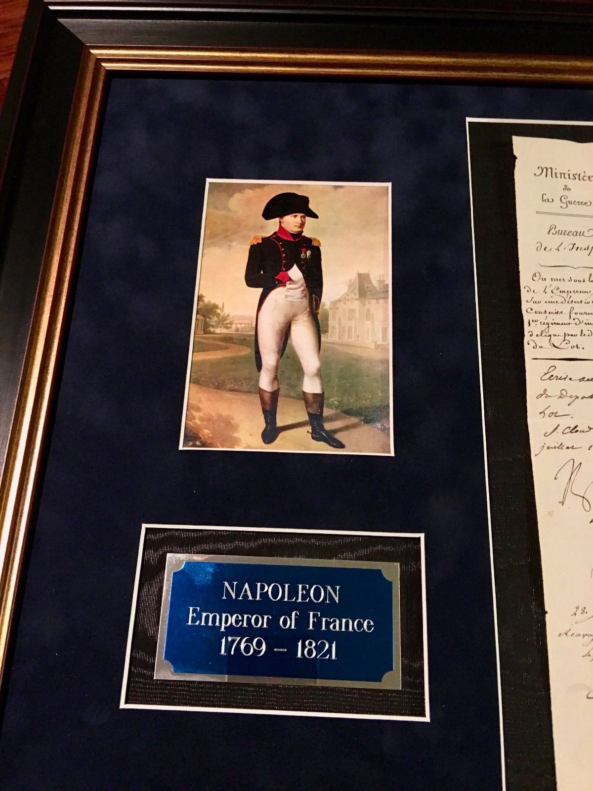 NAPOLEON BONAPARTE * AUTOGRAPH Signed at SAINT CLOUD * 1811 * re: Army Deserters
