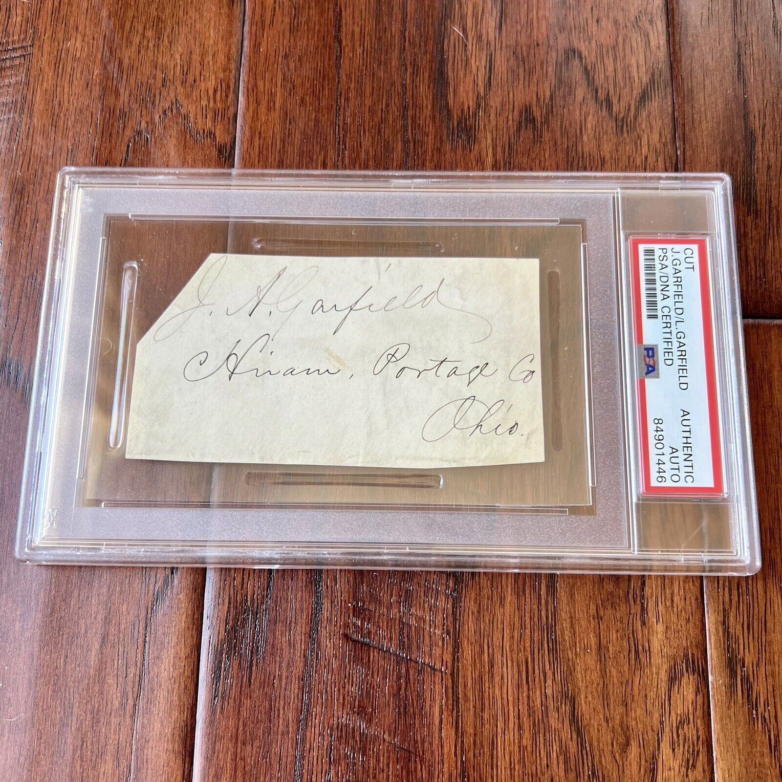 JAMES A. GARFIELD & LUCRETIA GARFIELD * PSA/DNA * Dual AUTOGRAPH Envelope SIGNED