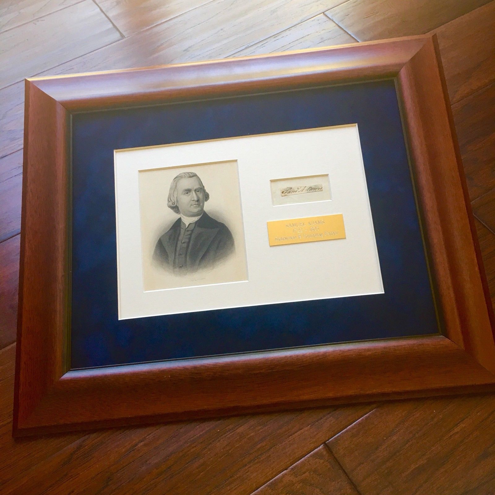 SAMUEL ADAMS * Scarce AUTOGRAPH Cut Signature SIGNED * Declaration Independence