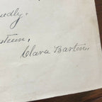 CLARA BARTON * BAS Mint 8 * Autograph The Red Cross in Peace and War Book Signed