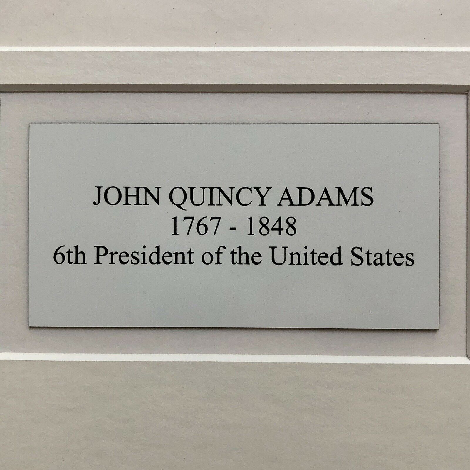 JOHN QUINCY ADAMS * PSA/DNA * Handwritten Autograph Letter Signed Full Signature