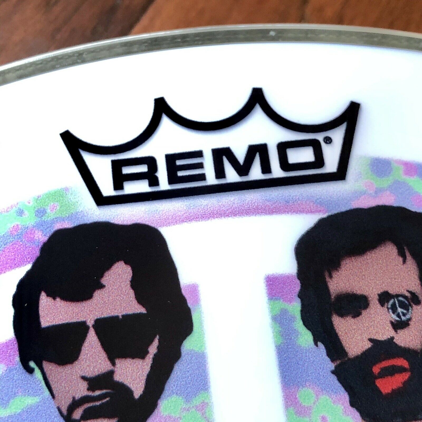 RINGO STARR * JSA LOA * Beatles Autograph Drum Head Signed * Art Limited Edition