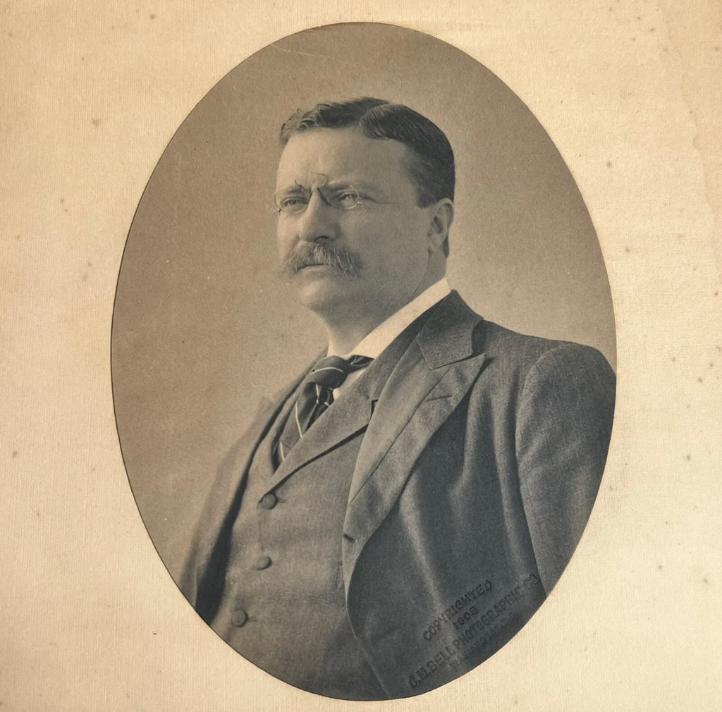 THEODORE ROOSEVELT * PSA/DNA * Photograph Portrait Signed as President Autograph