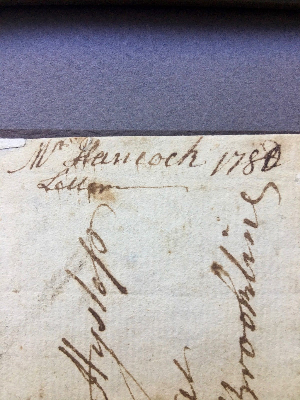 JOHN HANCOCK * Handwritten AUTOGRAPH Free Frank Envelope SIGNED * Dec Signer