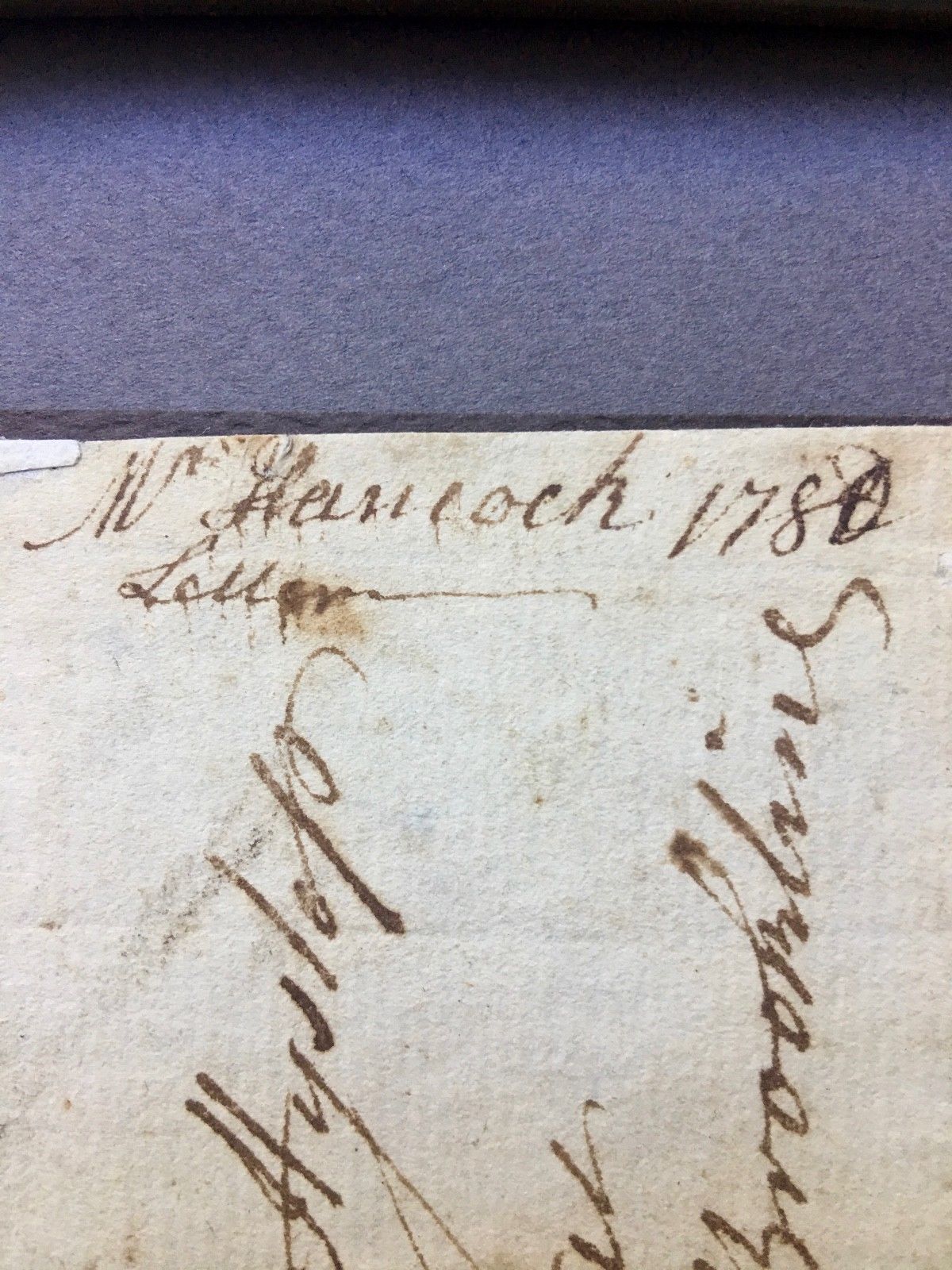 JOHN HANCOCK * Handwritten AUTOGRAPH Free Frank Envelope SIGNED * Dec Signer
