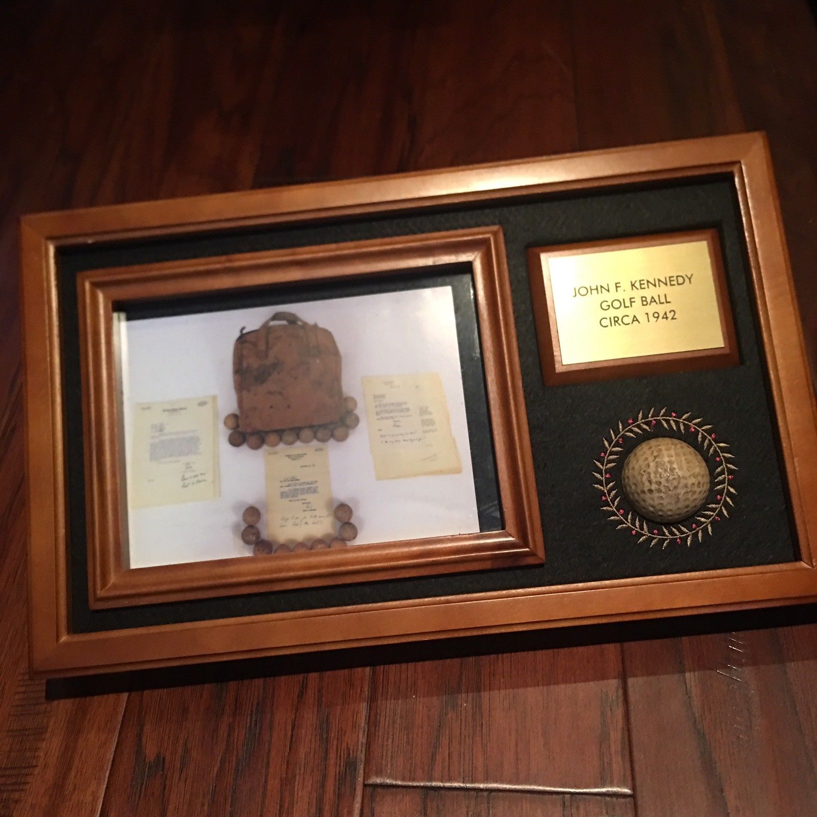 JOHN F. KENNEDY * Scarce Authentic JFK 1942 Used Golf Ball * President Autograph