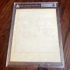 J.E.B. STUART * Beckett BAS * Handwritten Autograph Letter Signed * Confederate
