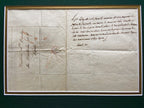MARQUIS DE LAFAYETTE * PSA/DNA * 2x SIGNED Autograph Letter * Revolutionary War