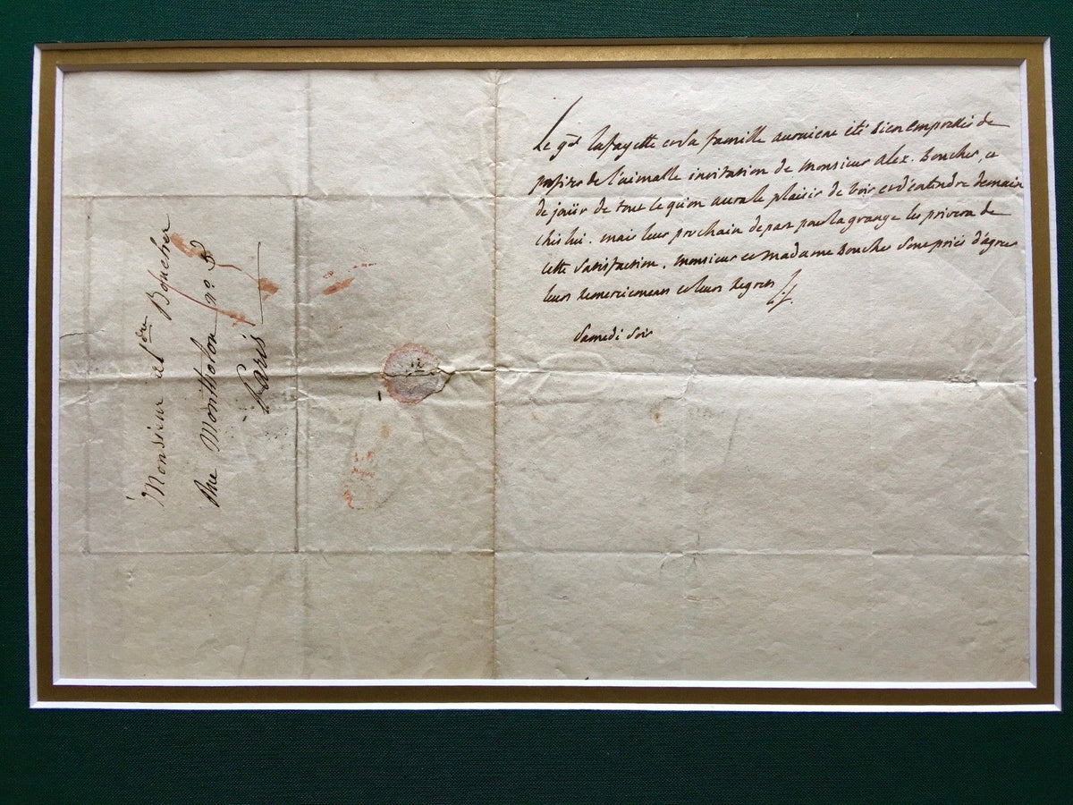 MARQUIS DE LAFAYETTE * PSA/DNA * 2x SIGNED Autograph Letter * Revolutionary War