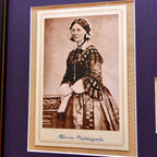 FLORENCE NIGHTINGALE * Desirable HAND SIGNED Cut Autograph * Crimean War Nurse