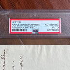 NAPOLEON BONAPARTE * PSA * French Emperor AUTOGRAPH Letter SIGNED * Paris 1811