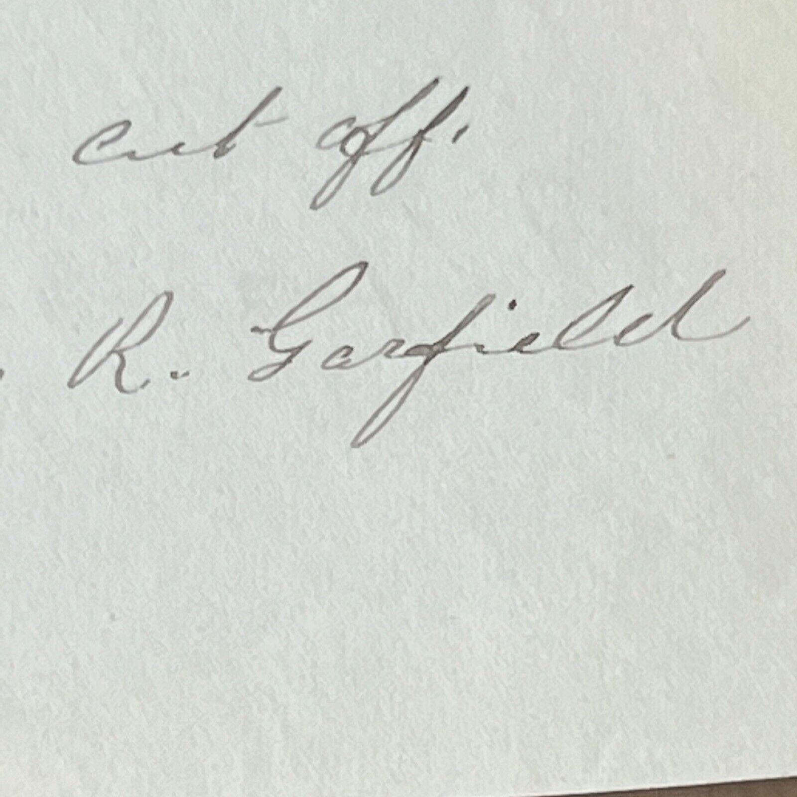 JAMES A. GARFIELD & LUCRETIA GARFIELD * PSA/DNA * Dual AUTOGRAPH Envelope SIGNED